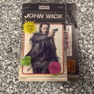 John Wick Keanu Reeves Lionsgate Action Adventure DVD Staff Pick Bee Kind Rewind